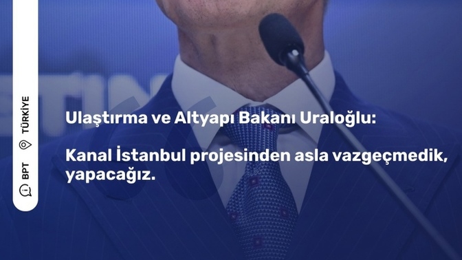 Kanal İstanbul  projesini destekliyor musunuz?