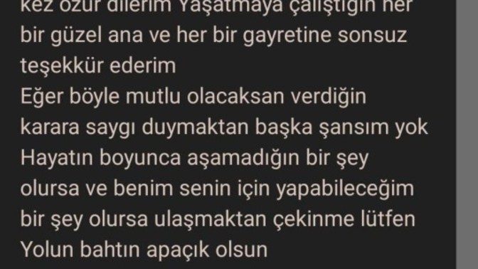 Ayrılık sonrası bu mesajı attı, pişman mı yoksa ayrılığı kabullenmiş mi?