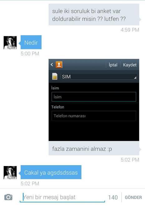 Yeni tanıştığınız biri numaranızı istese verir misiniz?