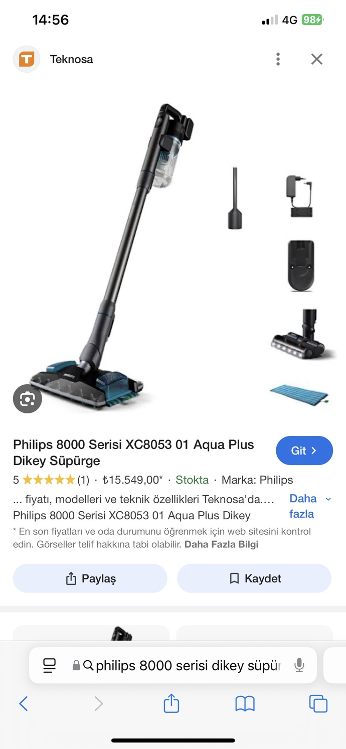 Dyson süpürge mi, Philips 8000 süpürge mi?