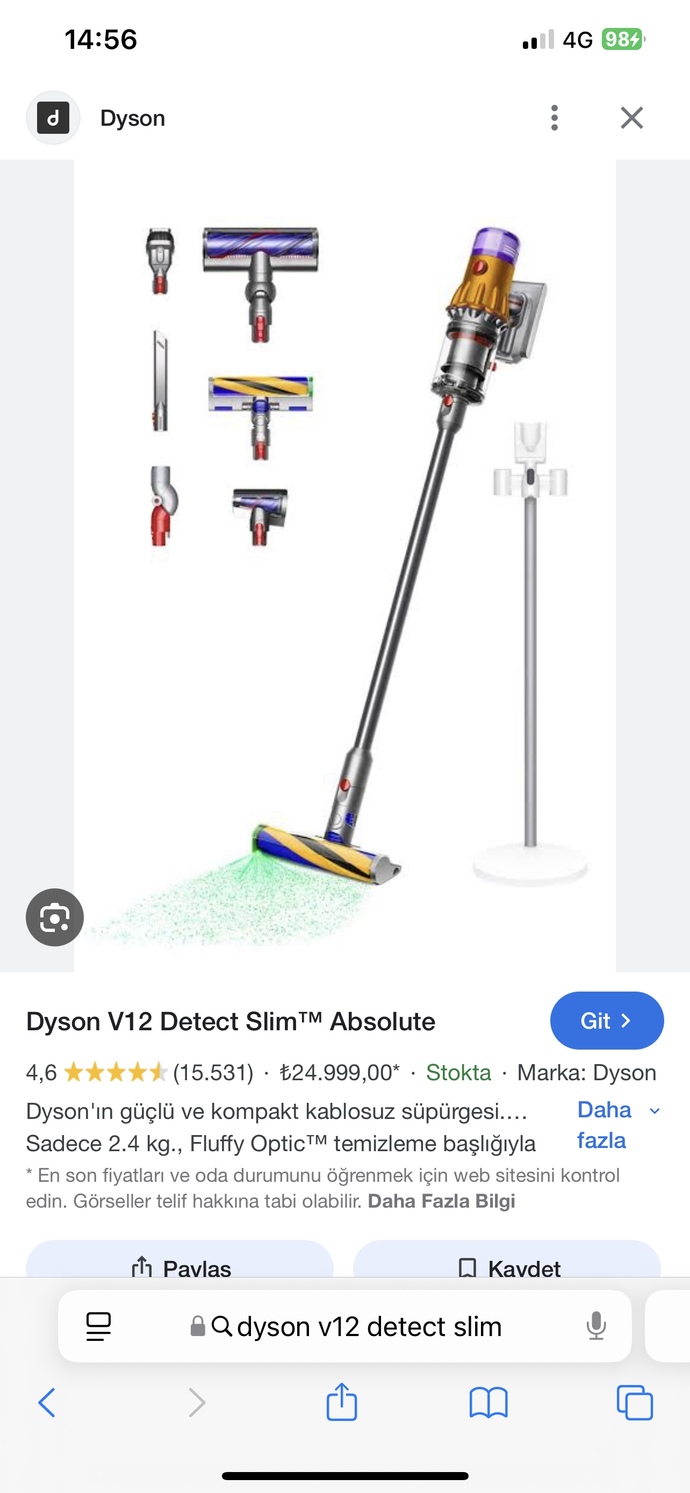 Dyson süpürge mi, Philips 8000 süpürge mi?