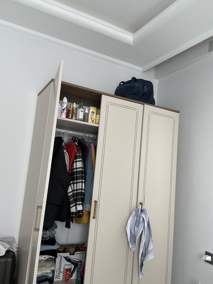 Giysi dolaplarının kapakları ne sıklıkla silinir?