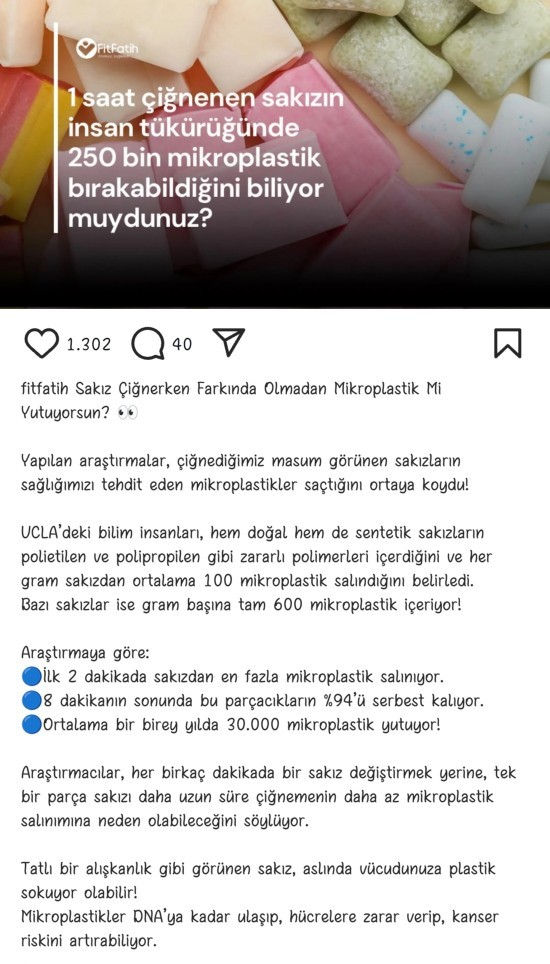 Sakız çiğnemeyi seviyor musunuz?