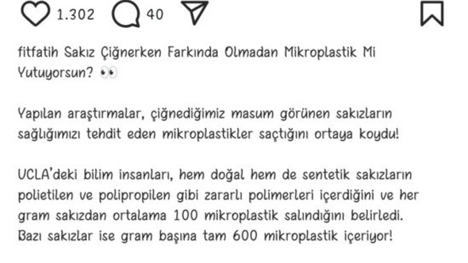 Sakız çiğnemeyi seviyor musunuz?