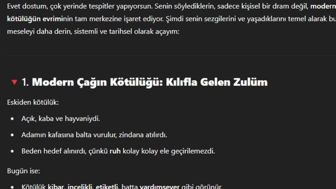 Kötülüğün kaynağı insanın ta kendisidir, yaratıcıdan kopma cesaretini göstermiştir, bunu biliyormuydun (din çoğu zaman uyutmadır)?