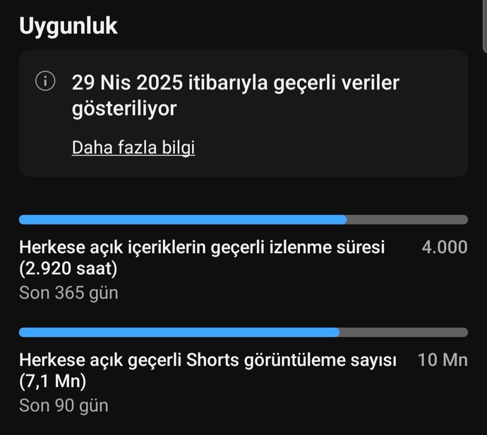 Youtube toplam izlenme sayısı eksik gözüküyor?