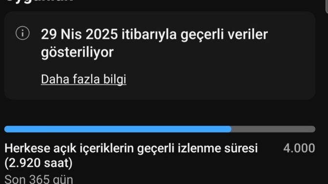 Youtube toplam izlenme sayısı eksik gözüküyor?