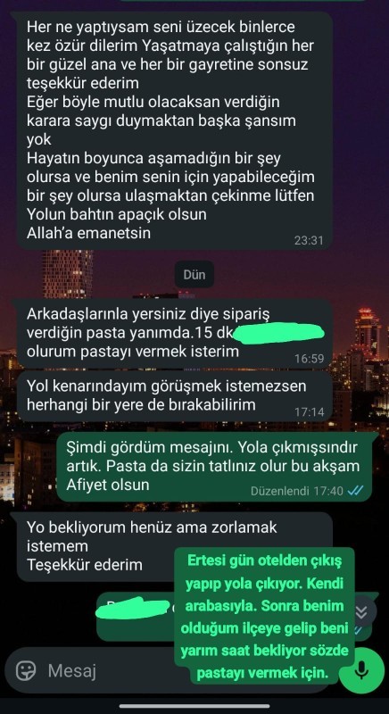 Erkek arkadaşımdan ayrıldım, son yazdığım mesajlardan sonra ne hissediyordur?