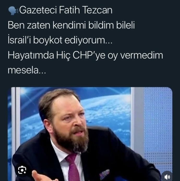 İsraili Boykot ediyor musunuz?