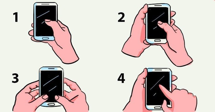 Telefonu tutma şekliniz nasıl?