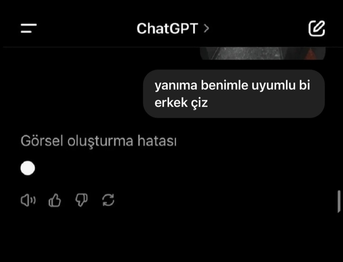 O kadarda heves etmiştim🤭🤭burada bile şansım yok🤭🤭🤭neden böyle oldu ki? yapay zeka bile umutsuz🤭?
