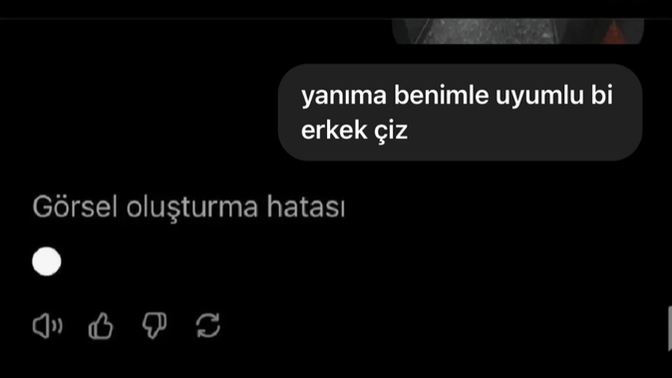 O kadarda heves etmiştim🤭🤭burada bile şansım yok🤭🤭🤭neden böyle oldu ki? yapay zeka bile umutsuz🤭?