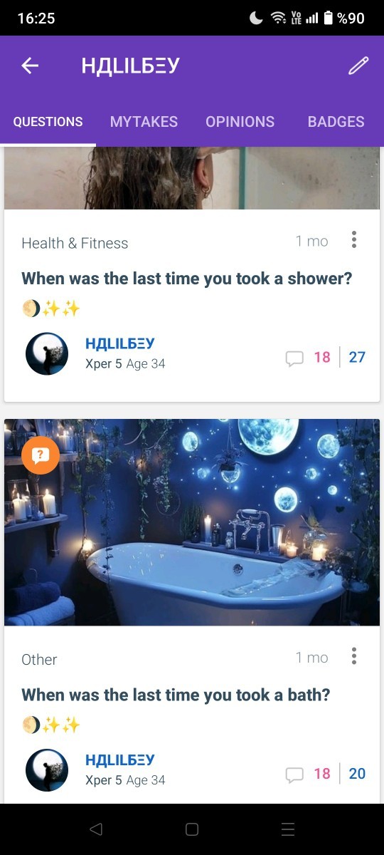 Banyoyu nasıl yapıyor sunuz?