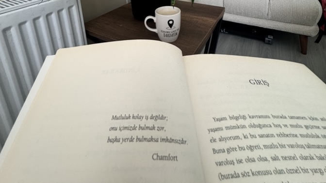 En çok etkilendiğiniz kitap cümlesi?