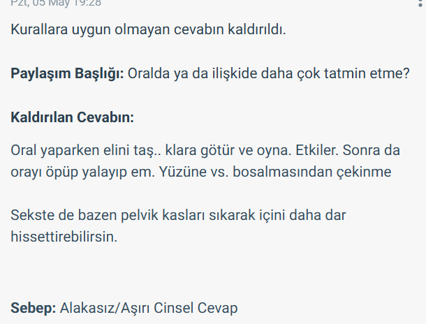 Regl dönemlerinde eş/partnerlerinizi mutlu ediyor musunuz? Ediyorsanız nasıl?