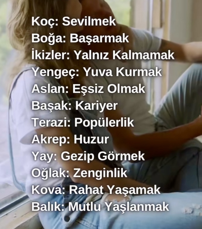 Hayattan beklentin ne?