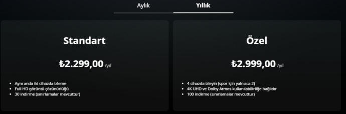 Film/dizi platformu aylık paket mi, yıllık paket mi satın alıyorsunuz?