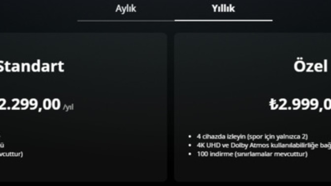 Film/dizi platformu aylık paket mi, yıllık paket mi satın alıyorsunuz?
