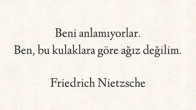 Böyle Buyurdu Zerdüşt'ü okudunuz mu?