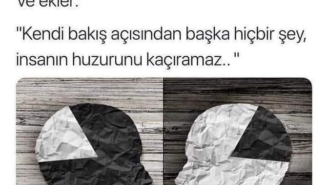 Olaylar mı? önemlidir yoksa onları algılayış biçimimiz mi?