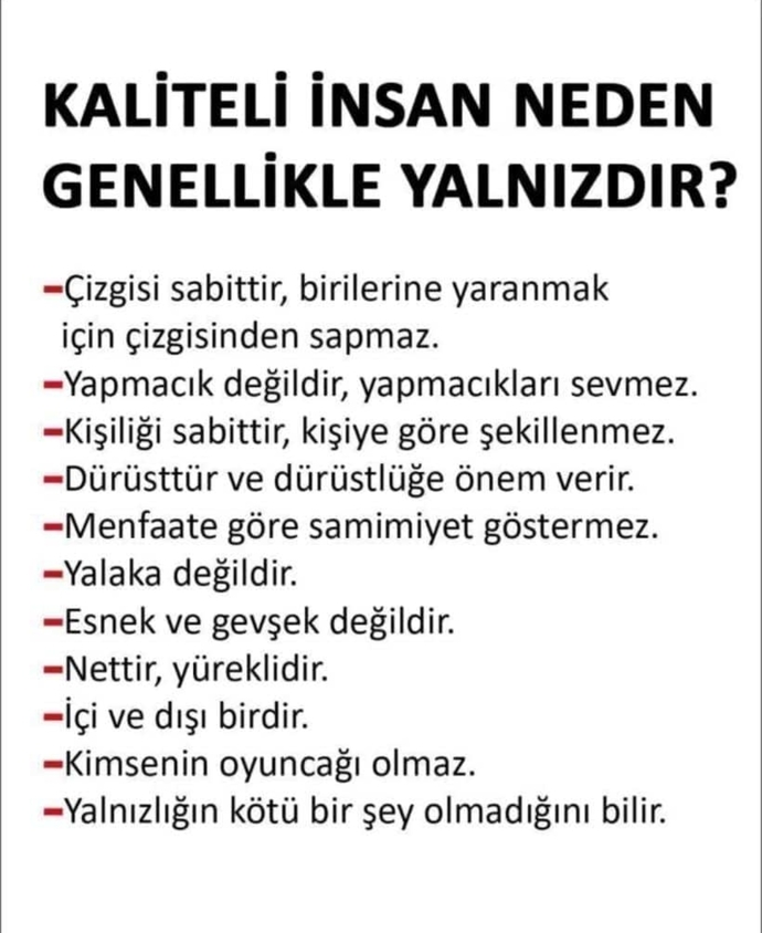 Kaliteli insan neden yalnızdır?