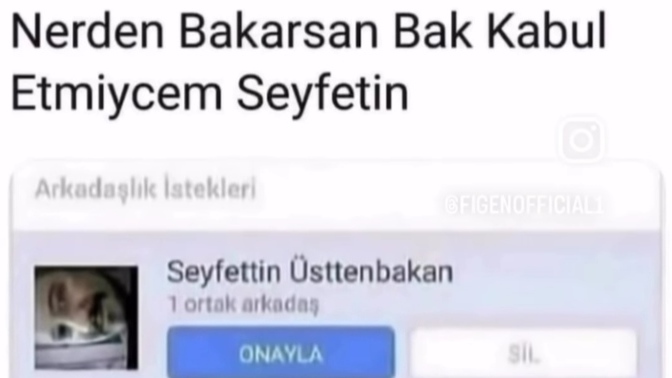İzahı olmayan şeyin mizahı olurmuş🙄 karşı tarafın kabul etmediğini bile bile ısrarla takip isteği atarmısınız?