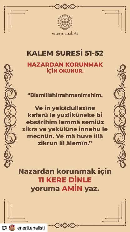 Nazar nasıl geçer?