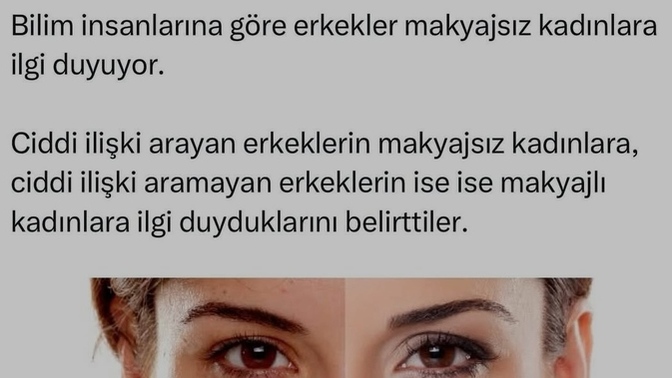 Makyajlı mı, makyajsız mı?