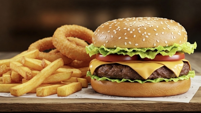 Hamburgerin Yanına Patates Kızartması mı Yoksa Soğan Halkası mı Tercih Edersiniz?