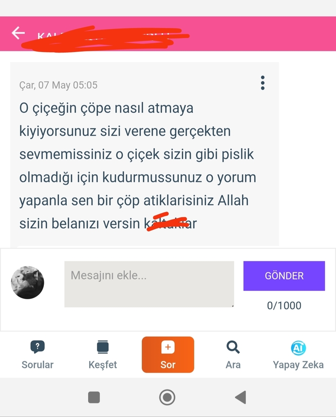 Ulan bi dmyi açayım belki kismetim çıkar dedim durduk yere yediğim hakarete bak🤭bu ikili herkese saldırıyor derdi ne bunların?🤔?