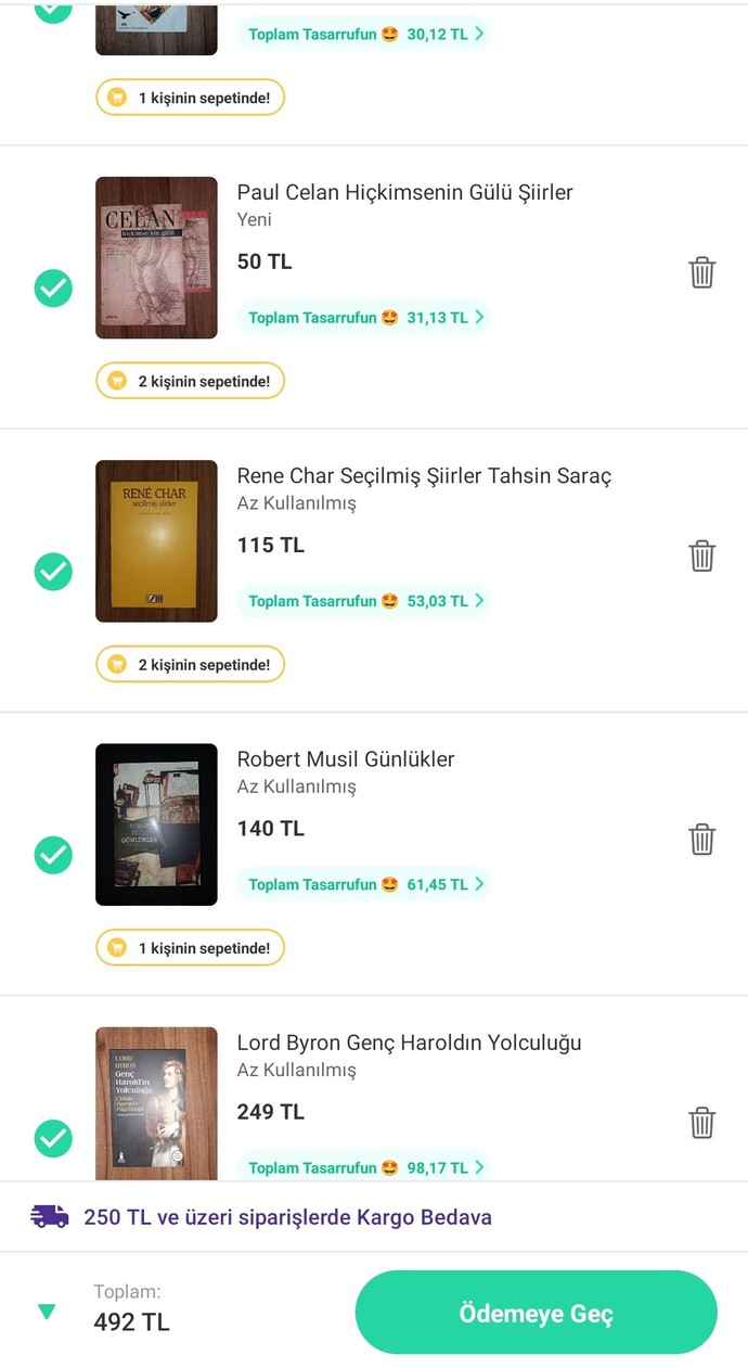 Dolap kullanıyor musunuz / ikinci el alışveriş yapıyor musunuz?