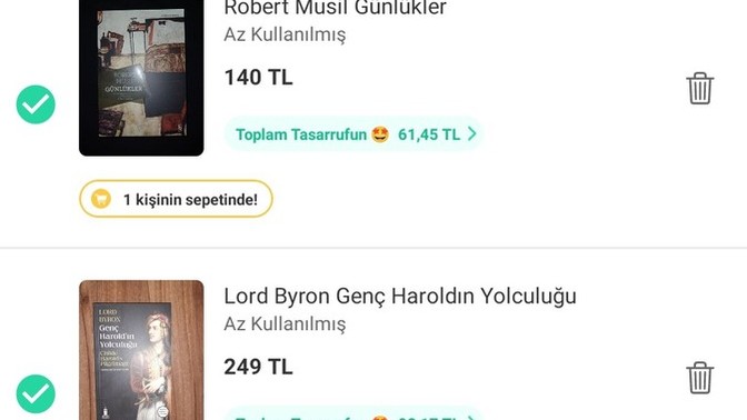 Dolap kullanıyor musunuz / ikinci el alışveriş yapıyor musunuz?