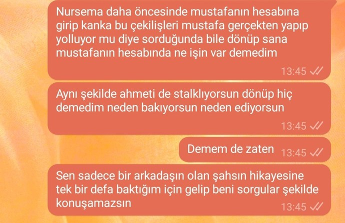 Arkadaşım normal mi?