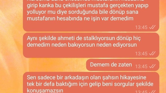 Arkadaşım normal mi?