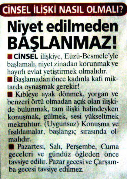 Sekse nasıl bir niyetle başlarsın?