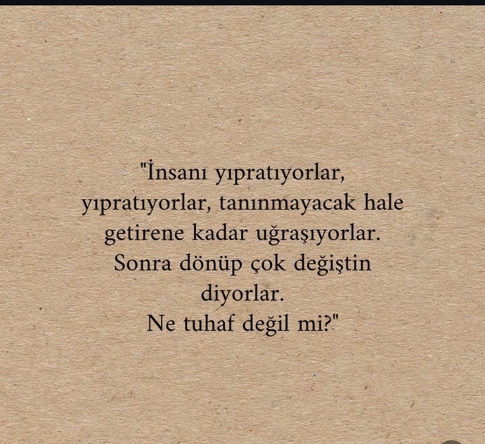 SİZLERİ YIPRATANLAR İÇİN SİZ NE YAPIYORSUNUZ?