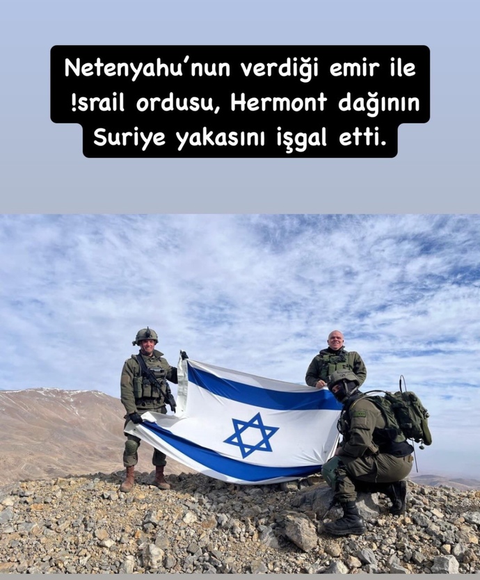 İsrail ordusu, Suriye Hermon dağında.. Arkeologlar bölgede?