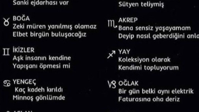 Burcunuzun wp durumu neymiş?