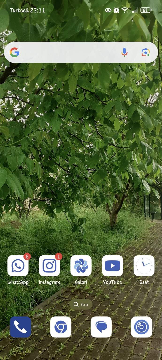 Telefonunuzun duvar kağıdında ne var?