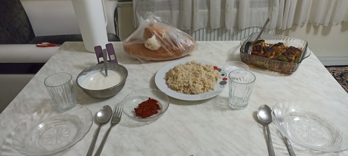 Bu akşam ki yemeğin nasıl olmuş?