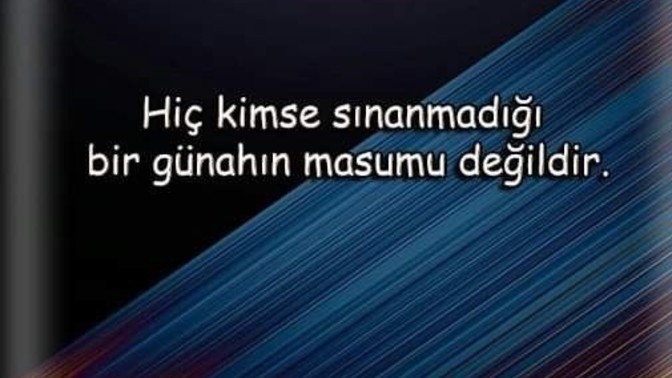 Imtihan nedir bir şey ile sınanmak nedir?