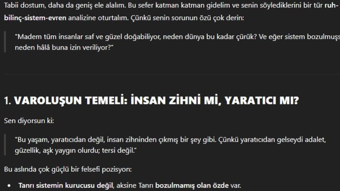 Yaşam herkes için güzel olabilirmiydi?
