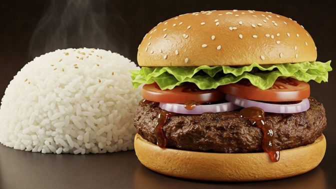 Hamburgerin Yanına Pilav Gider mi?