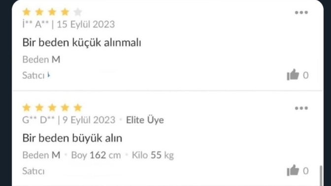 İnternetten alışveriş yaparken yorumları dikkate alıyor musunuz?
