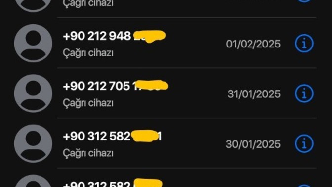 Farklı farklı numaralar beni sürekli arıyorlar, hepsini nasıl engelleyebilirim (detay)?
