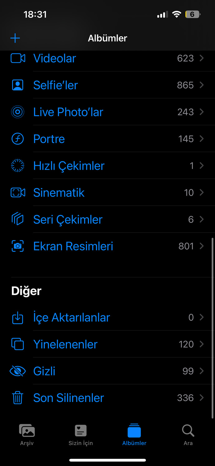 Gizli fotoğraf klasörünüz var mı?