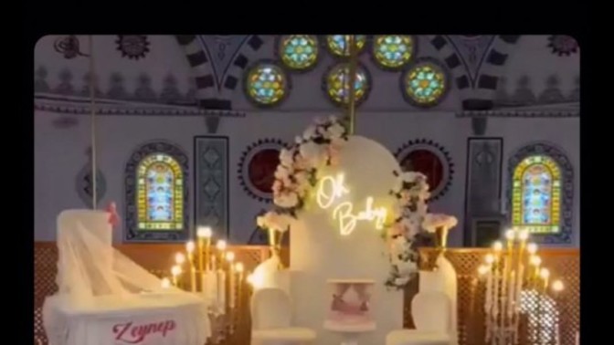 Camide baby shower partisi yapılır mı?