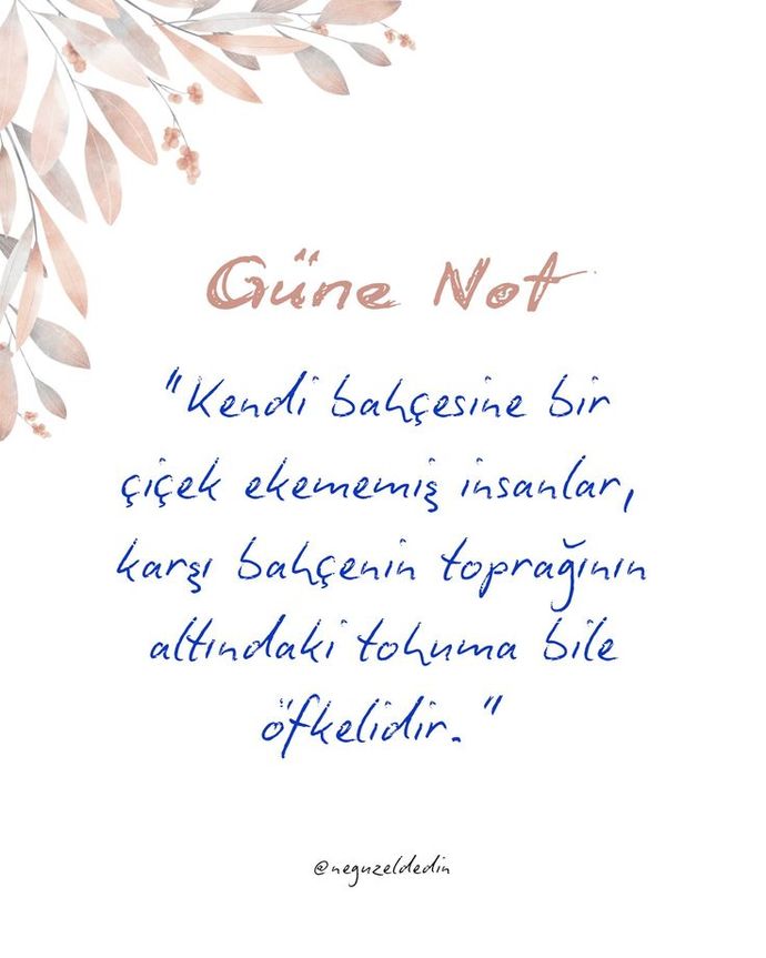 Güne bir söz bırakır misiniz? ?