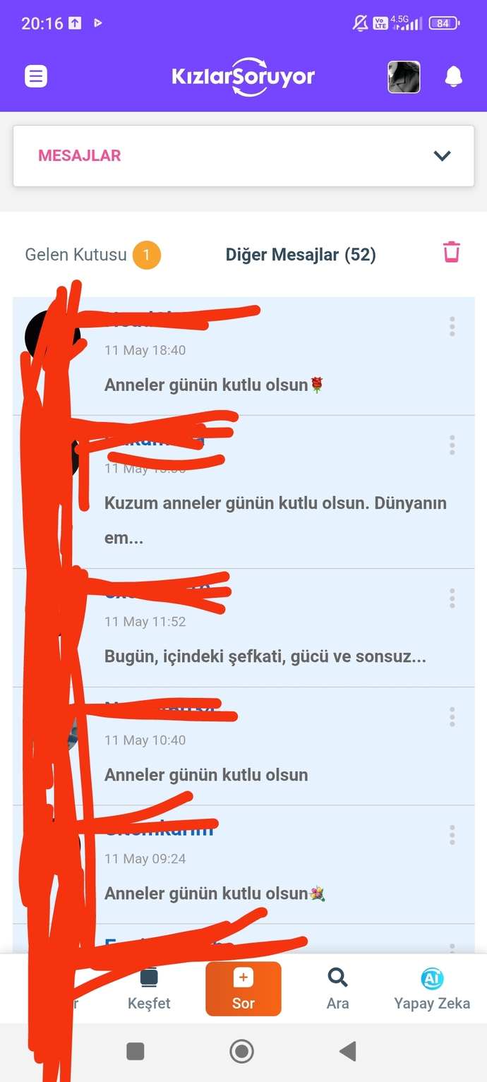 Erkekler şaşırtıyor 😂 link atip aleti yorumalrmisin mesajı yok hayret 😂😂