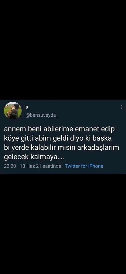 Kime emanet edildiniz?